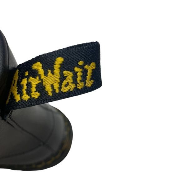 Dr. Martens Air Wair CombatBoots Bouncing Soles Zipper Black Womens 7 New - Picture 5 of 12